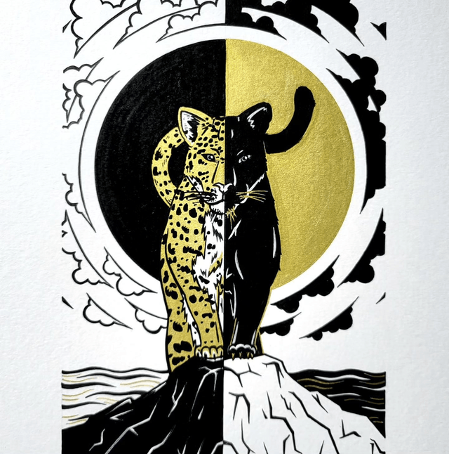 PANTHÈRE SOLUNAIRE 